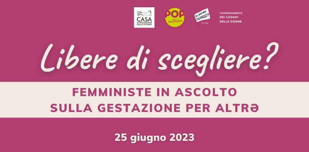 Femminismi, il 25 giugno alla Casa Internazionale delle Donne, incontro di approfondimento e dibattito sulla gestazione per altrə