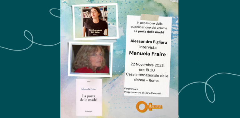 Alessandra Pigliaru intervista Manuela Fraire