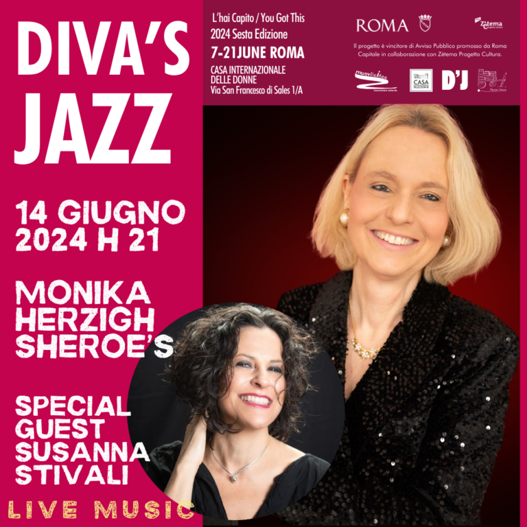 Monica Herzig’s Sheroes guest Susanna Stivali / Diva’S Jazz / Concerto