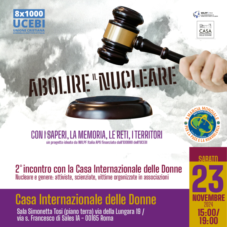 Nucleare e genere: attiviste, scienziate vittime organizzate in associazioni